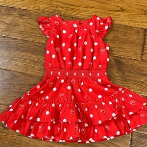 Disney’s Minnie Mouse Red Polka Dot Kids Dress
